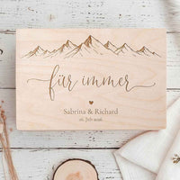 Erinnerungsbox Hochzeit Berge Meer