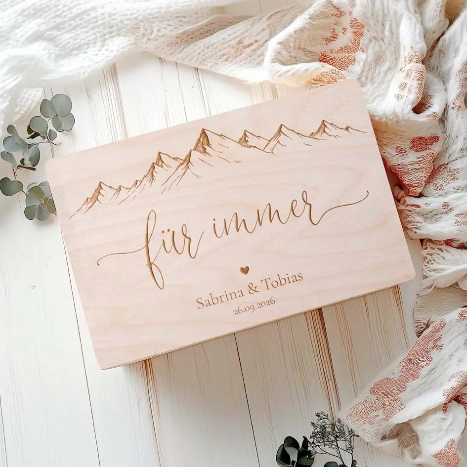 Erinnerungsbox zur Hochzeit