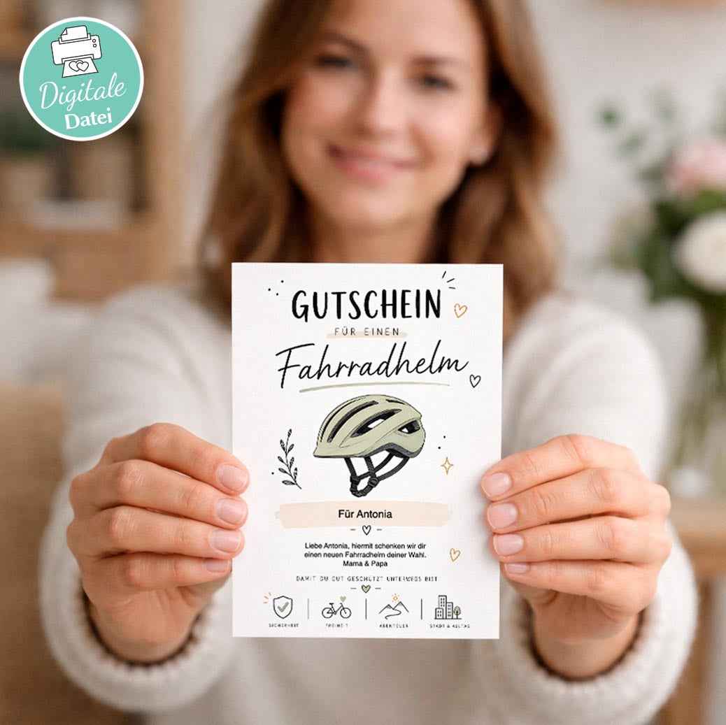 Gutschein Fahrradhelm