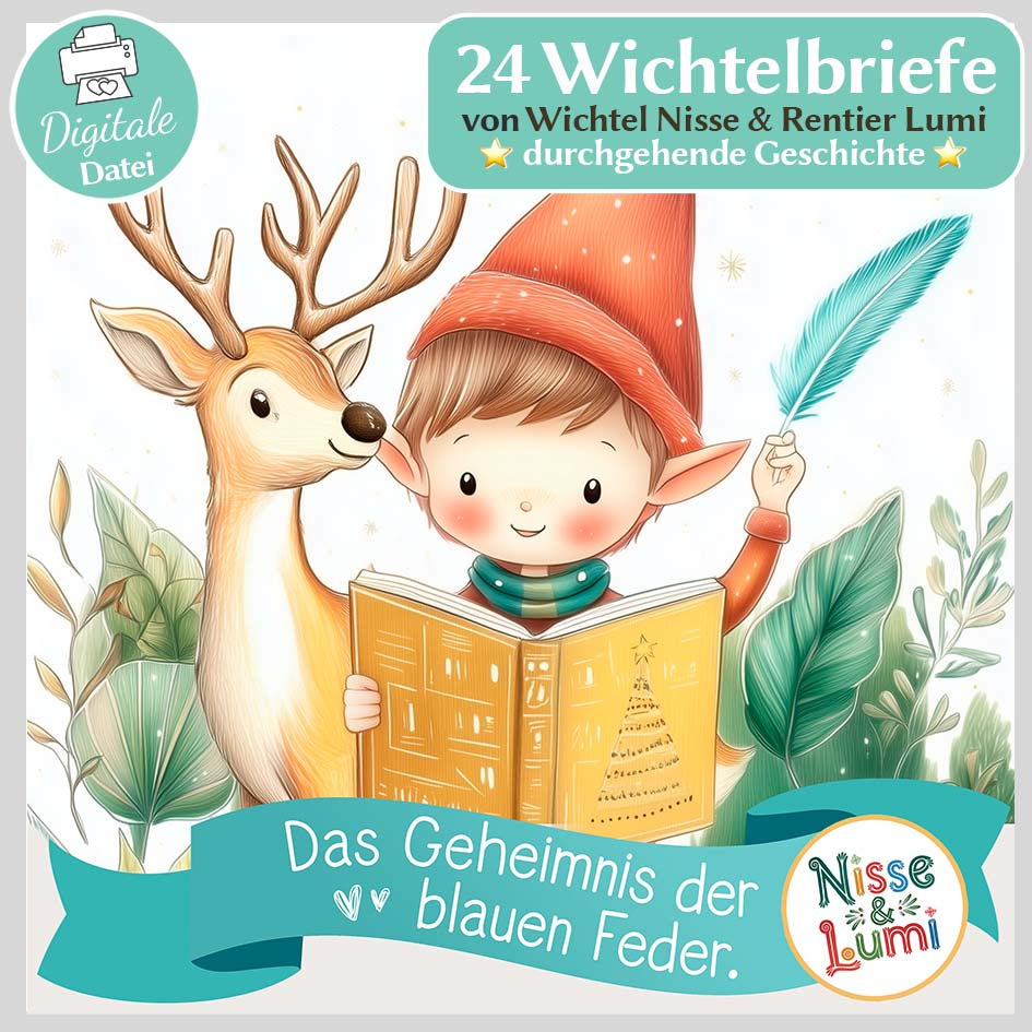24 Wichtelbriefe zum Ausdrucken – Herzensprojekt Manufaktur