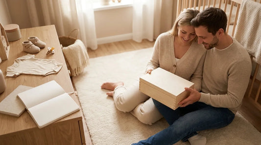 Erinnerungskiste Baby gestalten: Persönliche Geschenkidee für frisch gebackene Eltern