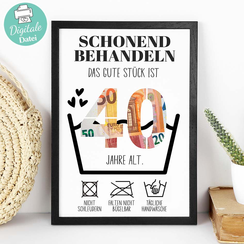 Personalisiertes Geburtstagsgeschenk zum Selbstgestalten