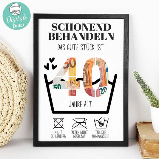 Personalisiertes Geburtstagsgeschenk zum Selbstgestalten