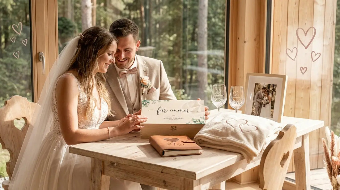 Personalisierte Geschenke für Hochzeit: 21 kreative Ideen mit emotionalem Mehrwert