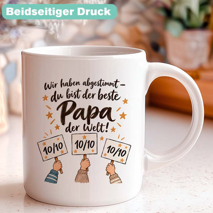 Tasse - Bester Papa - abgestimmt Printify