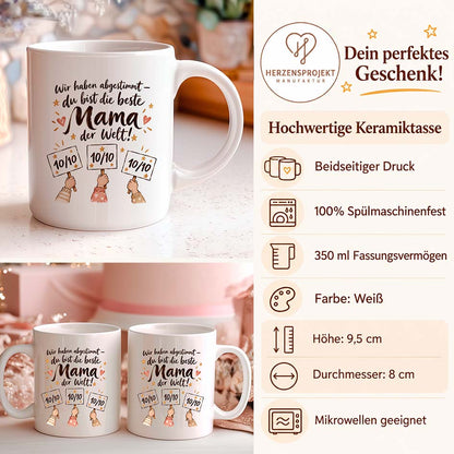 Tasse - Beste Mama - abgestimmt Printify