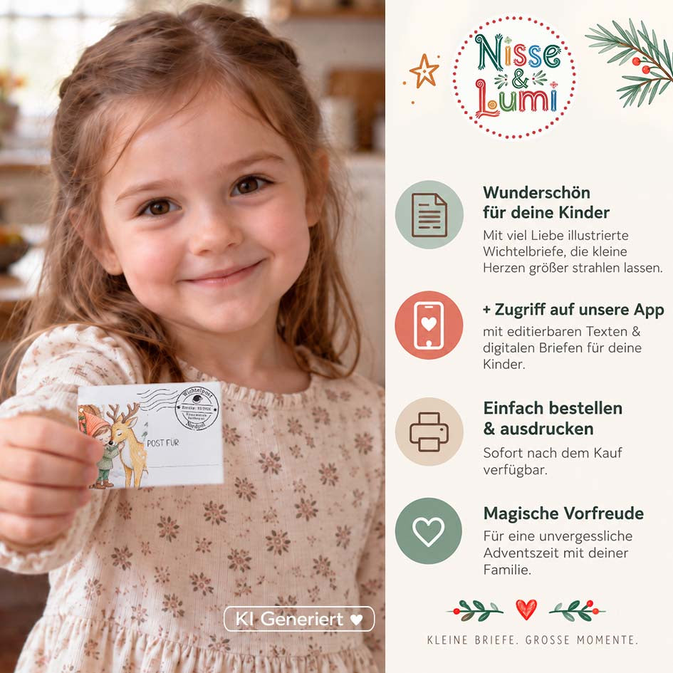 24 Wichtelbriefe Nisse & Lumi 2026 Herzensprojekt Manufaktur