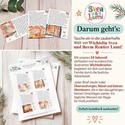 24 Wichtelbriefe Svea & Lumi 2026 Herzensprojekt Manufaktur