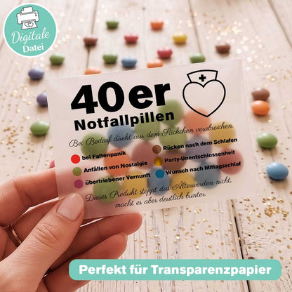 Lustiges Geschenk zum 40. Herzensprojekt Manufaktur