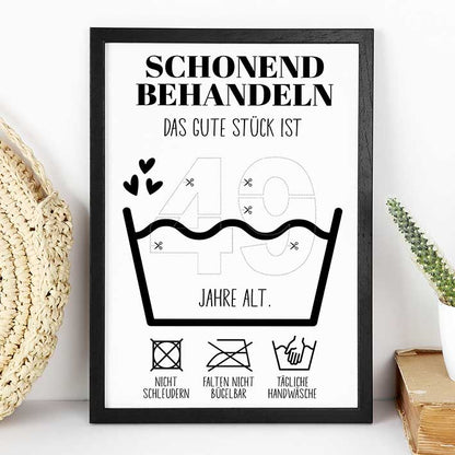 Geldgeschenk 49. Geburtstag im Rahmen merchOne