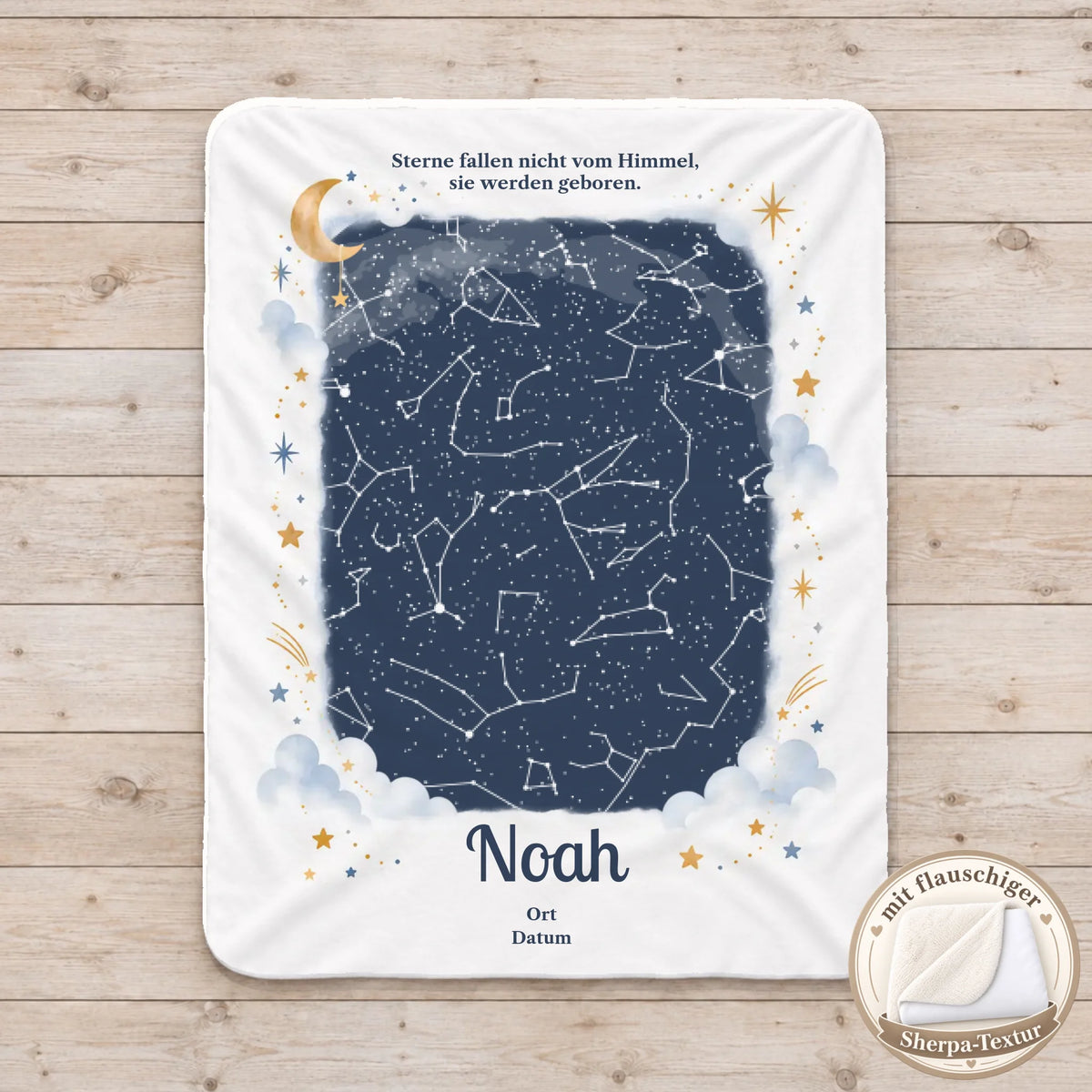 Sternenhimmel Decke personalisiert Printify