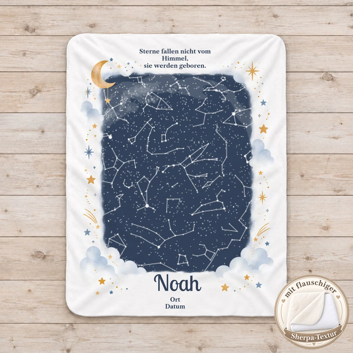 Sternenhimmel Decke personalisiert Printify
