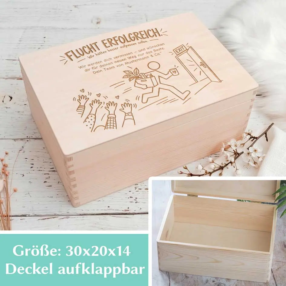 Abschiedsgeschenk Flucht erfolgreich Herzensprojekt Manufaktur