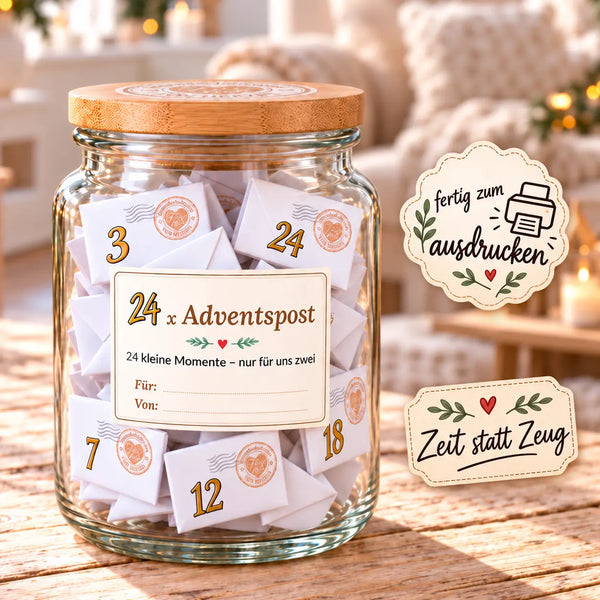 Adventskalender beste Freundin Herzensprojekt Manufaktur