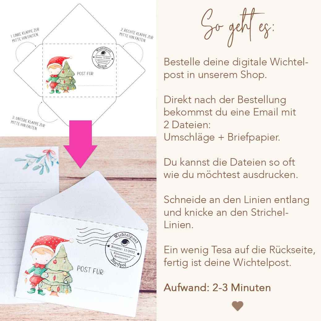 Wichtelbriefe zum ausdrucken