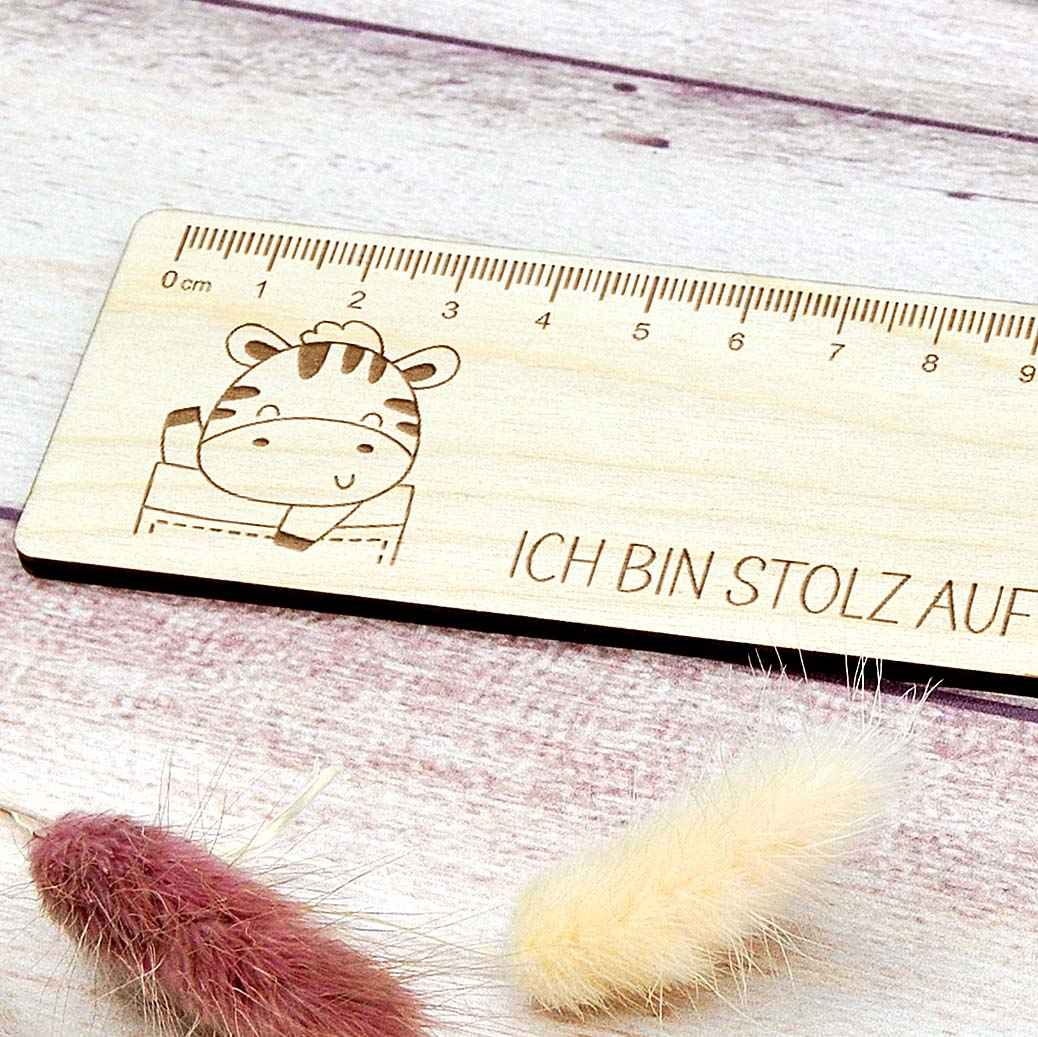 Lineal zur Einschulung