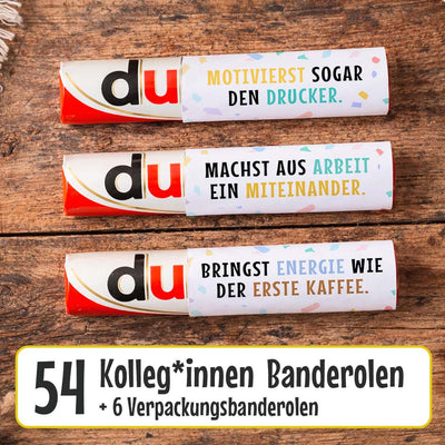 Banderolen Arbeitskollegen