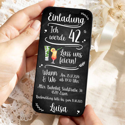 Geburtstagseinladung WhatsApp