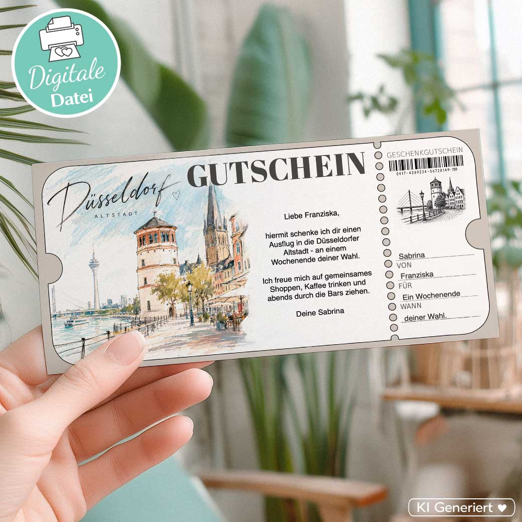 Gutschein Duesseldorf Herzensprojekt Manufaktur