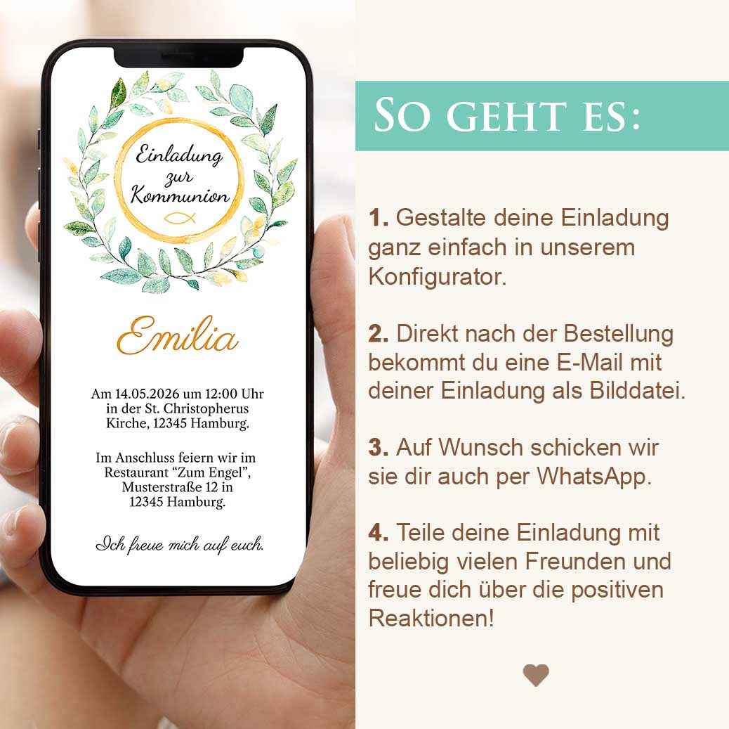 Einladung zur Einschulung