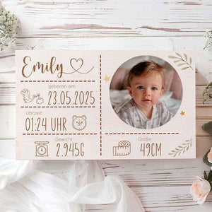 Erinnerungsbox Baby Foto