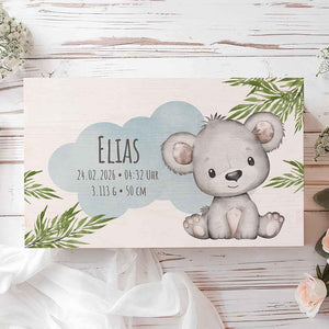 Erinnerungsbox Geburt "Koala"