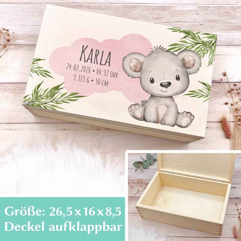 Erinnerungsbox Geburt "Koala"