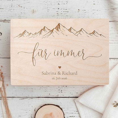 Erinnerungsbox Hochzeit Berge Meer