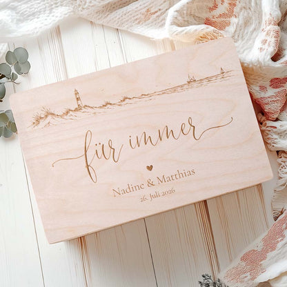 Erinnerungsbox Hochzeit Meer Herzensprojekt Manufaktur