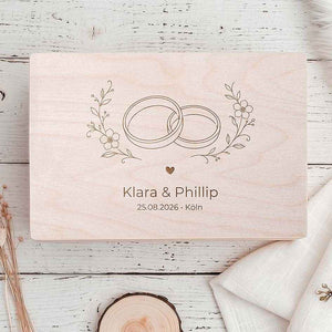 Erinnerungsbox Hochzeit Ringe