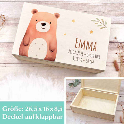 Personalisierte Erinnerungsbox Löwe