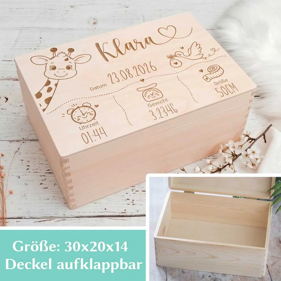 Geburtsbox Giraffe Herzensprojekt Manufaktur