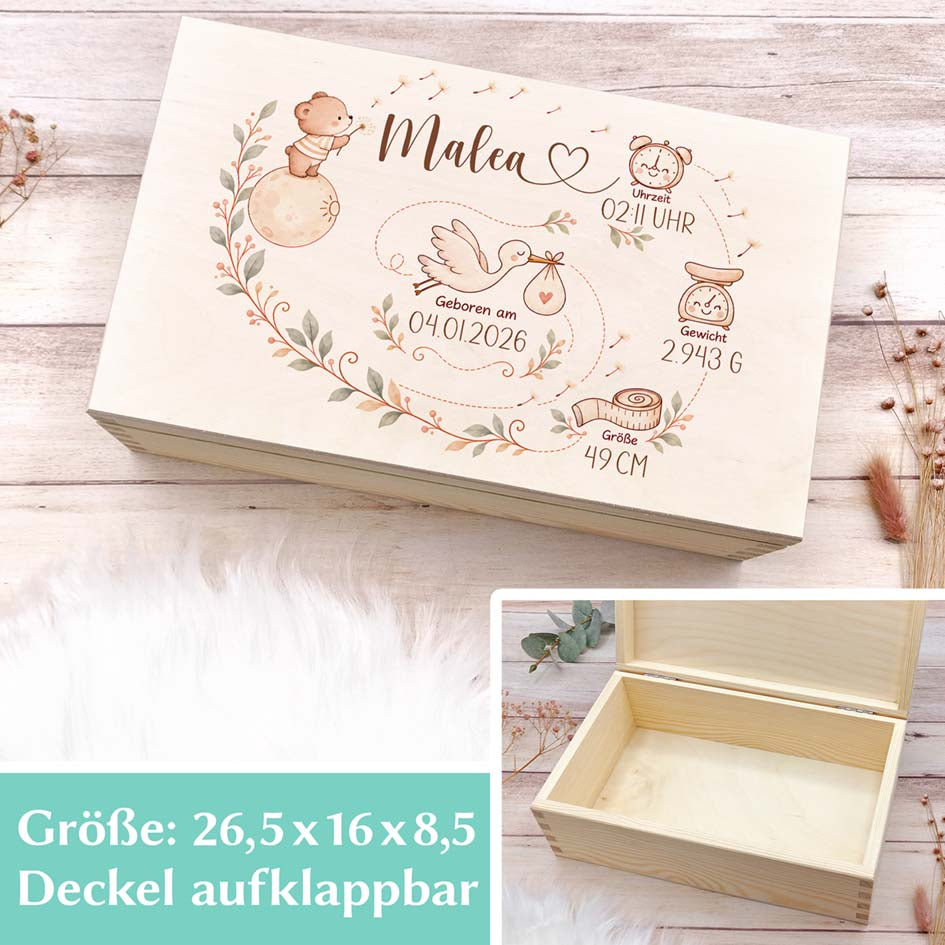 Geburtsbox Bär & Mond Herzensprojekt Manufaktur