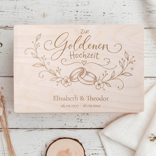 Goldene Hochzeit Geschenk Herzensprojekt Manufaktur