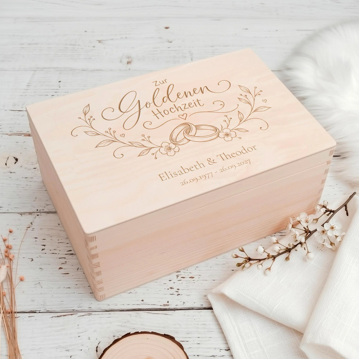 Goldene Hochzeit Geschenk Herzensprojekt Manufaktur