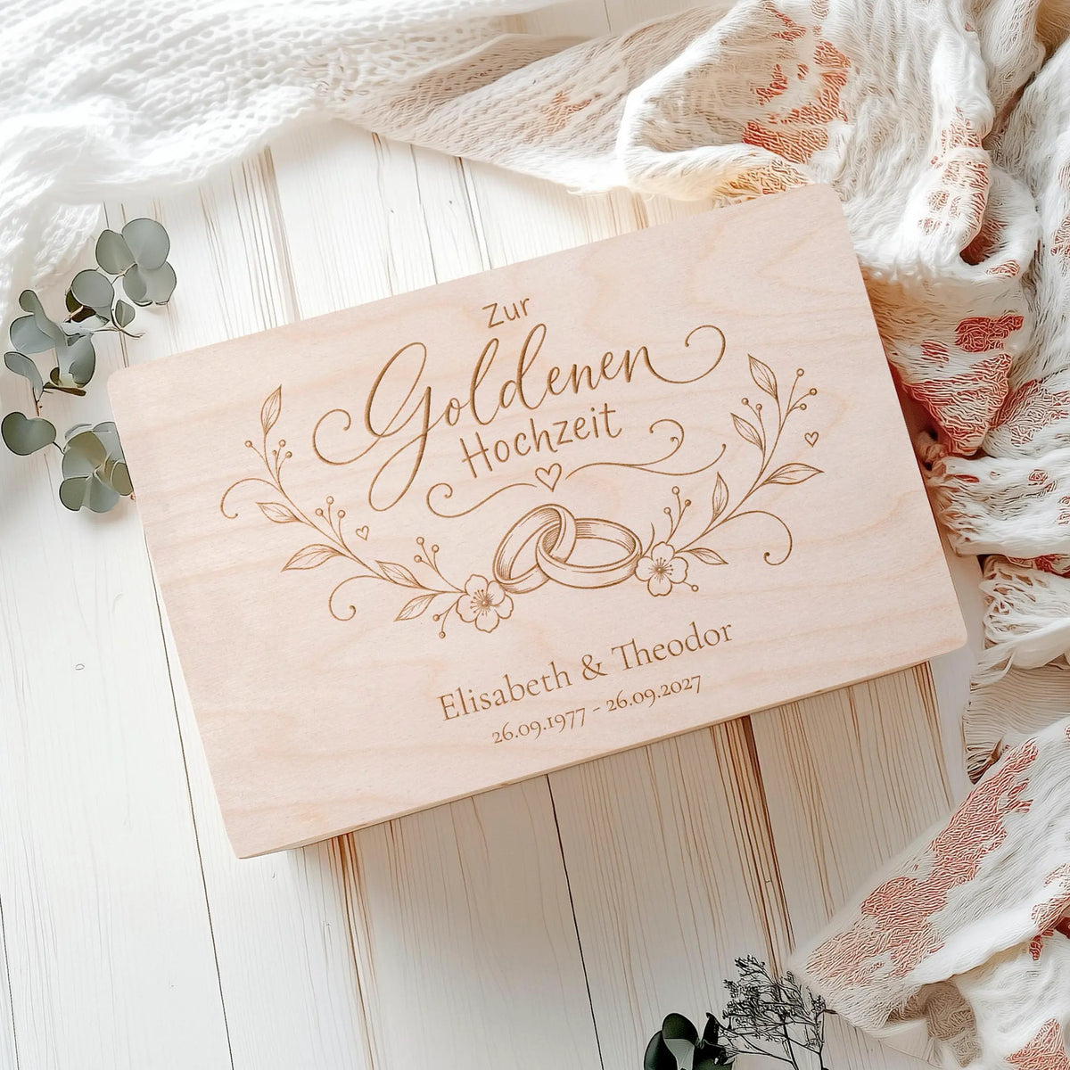 Goldene Hochzeit Geschenk Herzensprojekt Manufaktur