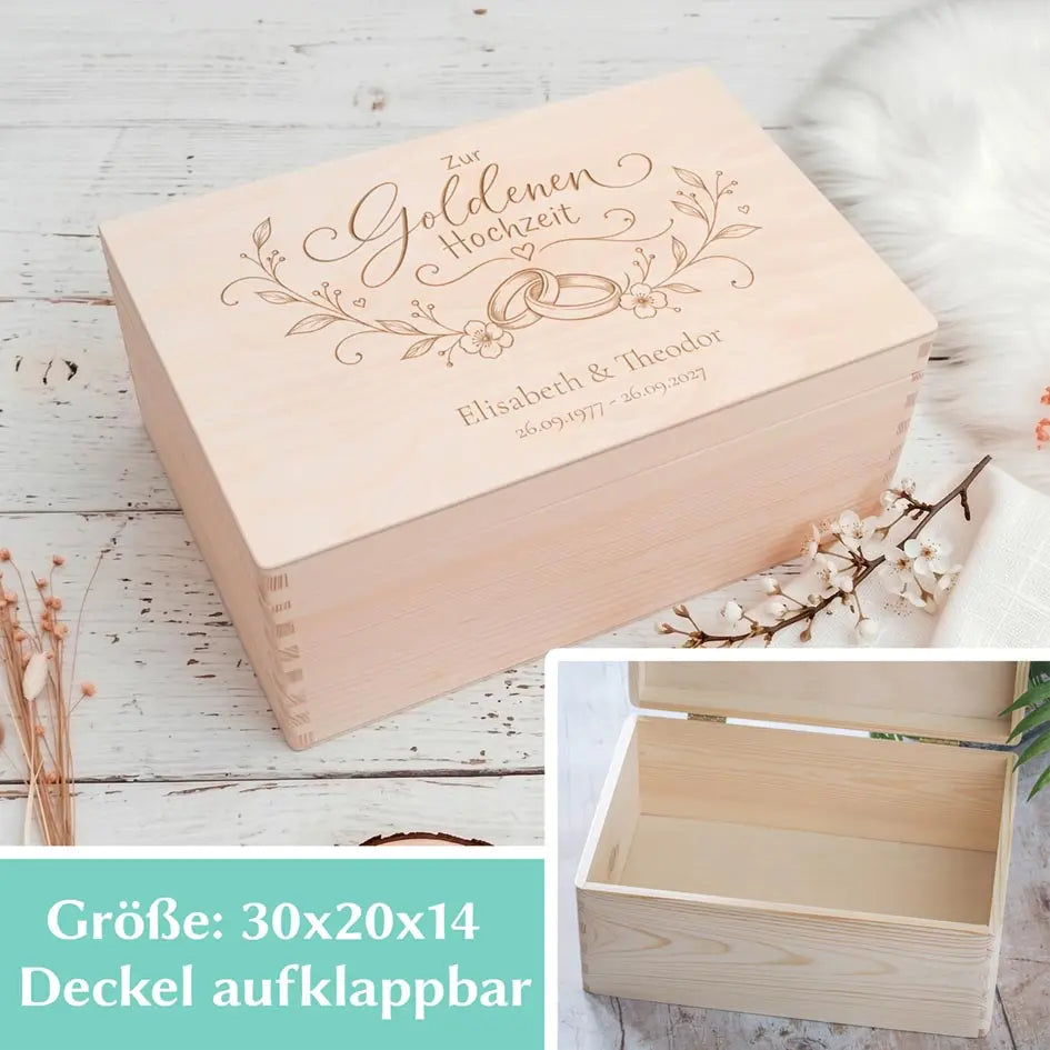 Goldene Hochzeit Geschenk Herzensprojekt Manufaktur