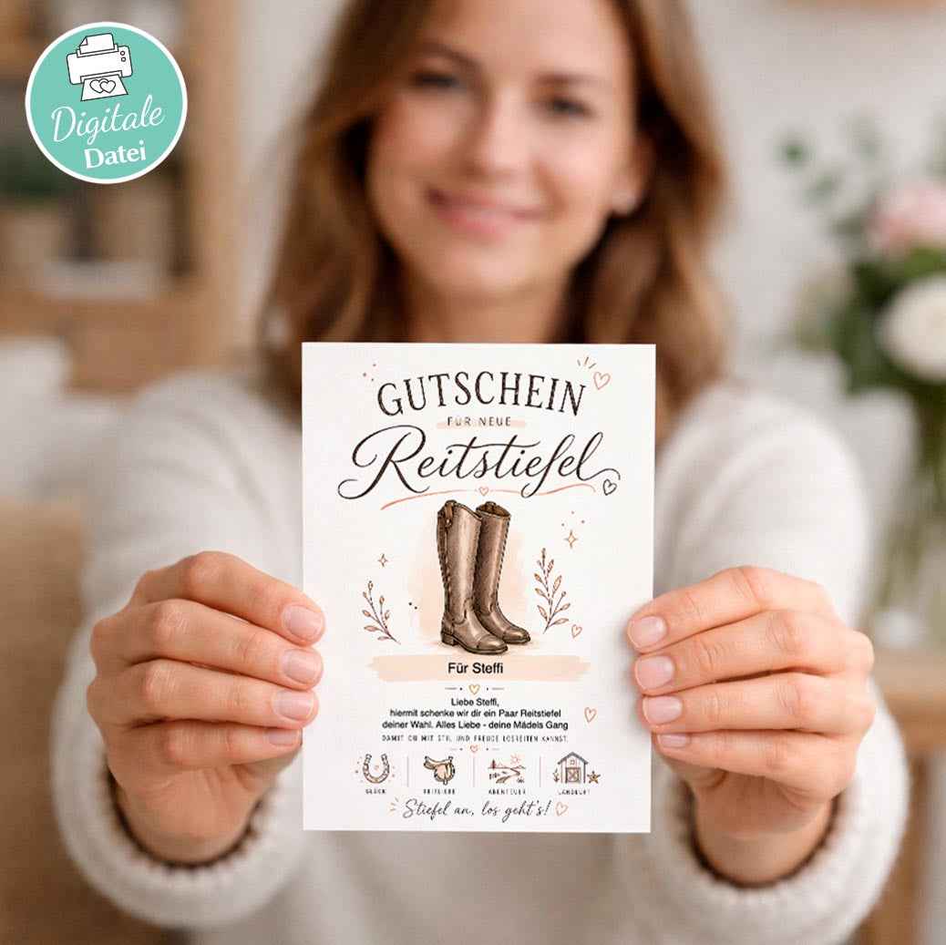 Gutschein Reitstiefel