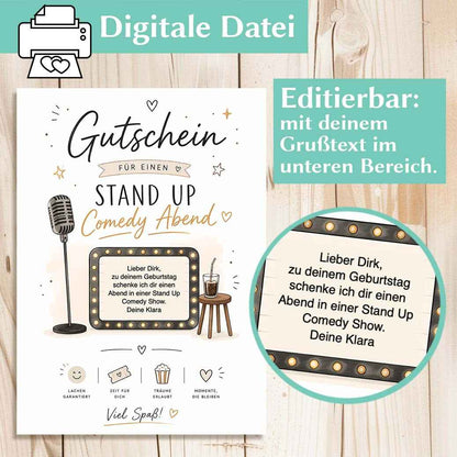Gutschein Stand Up Comedy
