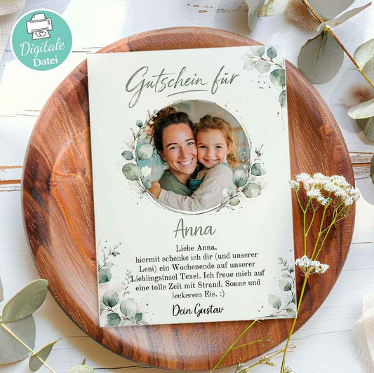 Gutscheinvorlage zum ausdrucken