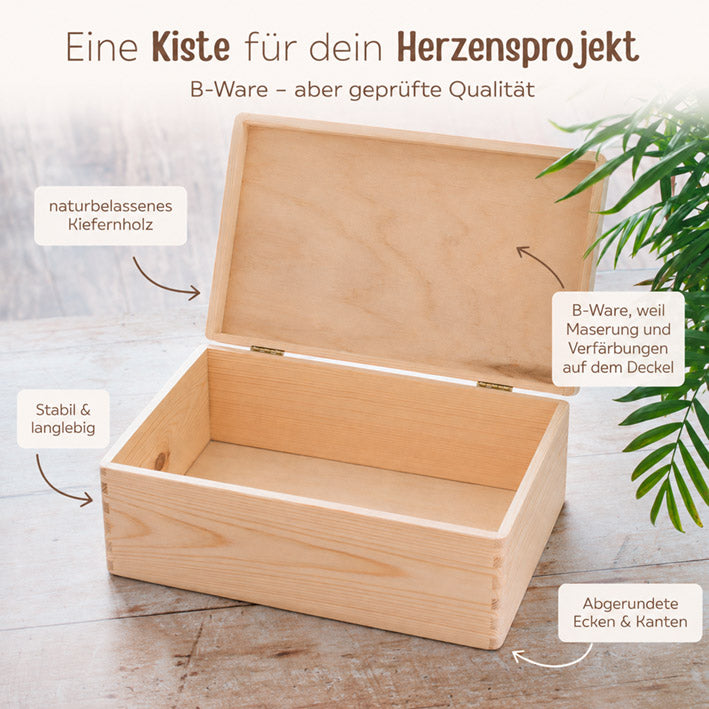 Holzkiste B-Ware Herzensprojekt Manufaktur