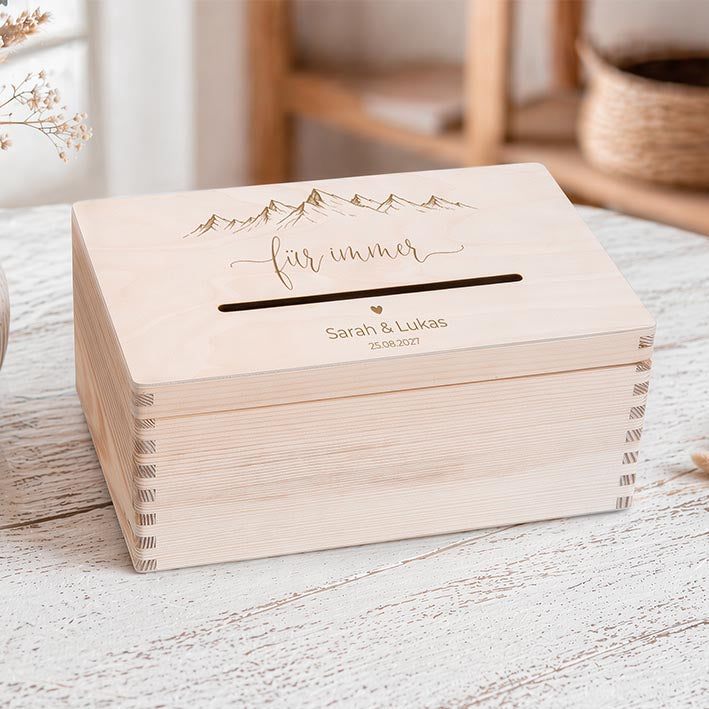 Kartenbox Brautpaar Herzensprojekt Manufaktur