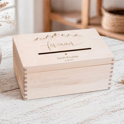Kartenbox Brautpaar Herzensprojekt Manufaktur