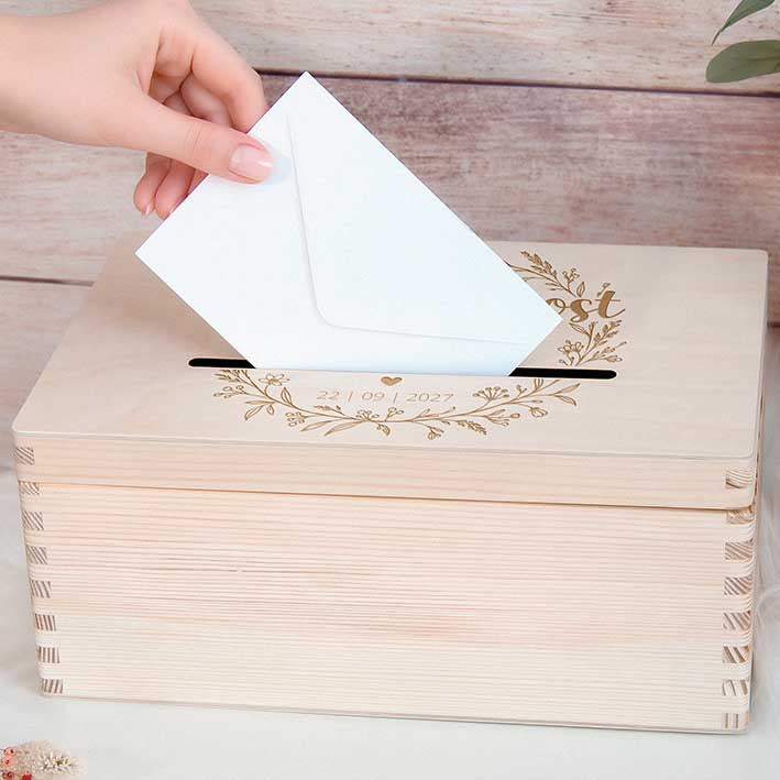 Kartenbox für Hochzeit Herzensprojekt Manufaktur
