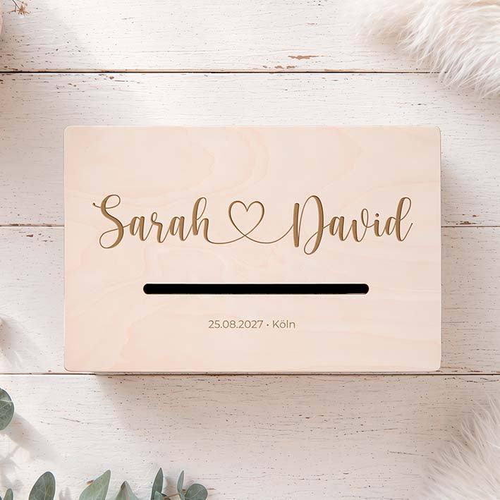 Kartenbox Hochzeit Herzensprojekt Manufaktur