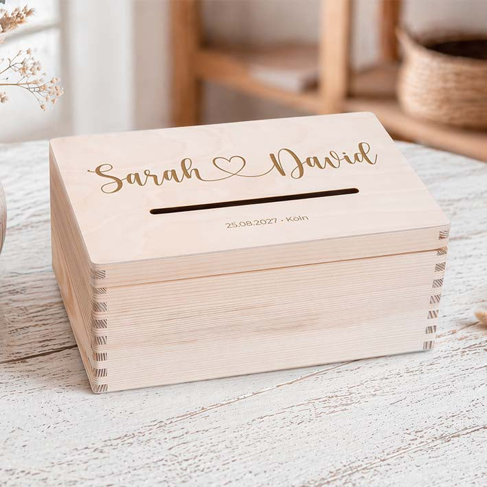Kartenbox Hochzeit Herzensprojekt Manufaktur