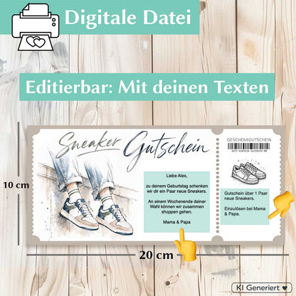 Gutschein Sneaker Herzensprojekt Manufaktur