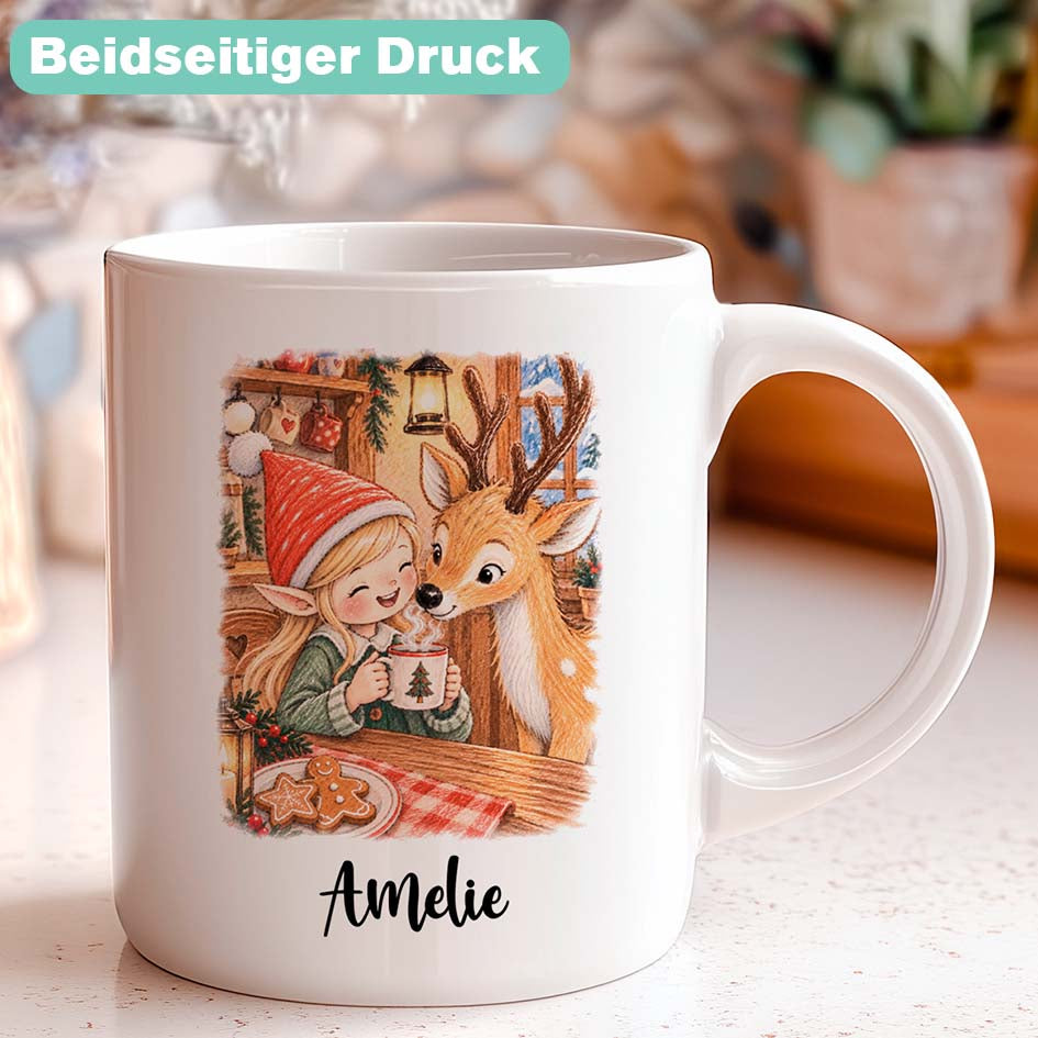 Weihnachtstasse Svea & Lumi Printify