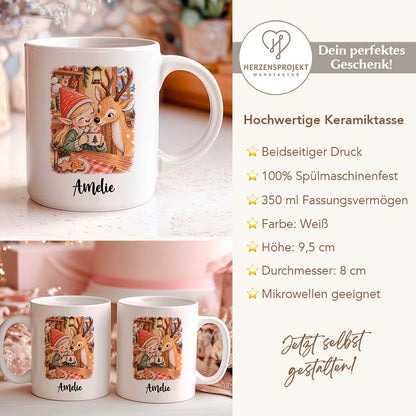 Weihnachtstasse Svea & Lumi Printify