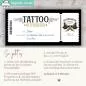Mobile Preview: Tattoo Gutschein personalisiert